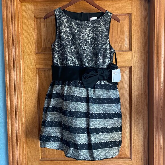 NWT $1500 Red Valentino Black Floral Puffer Circle Dress Size 6 - Picture 1 of 5